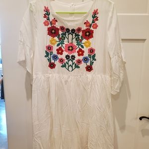 New! Shein embroidered dress